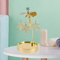 thumbnail image 4 of Storage Rotating Candlestick, Rotating Storage Candlestick for Wedding, Party, Living Room, Office Ornament, Accessories Snowflake D, 4 of 8