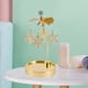 thumbnail image 4 of Candelabro giratorio dorado, porta velas votivas, bandeja de almacenamiento, candelabro para 19cm, 4 of 9