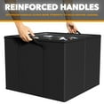 thumbnail image 5 of Spaceaid Shoe Organizer For Closet 2 Pack Foldable Shoe Storage Containers Baskets Boxes Bins W/Adjustable Dividers Fits 16-32 Pairs Black, 5 of 5