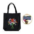 thumbnail image 2 of Bolso De Lona Sunnimix De Costura De Flor De Gota De Rocío Tote De Lona Bordado, 2 of 8