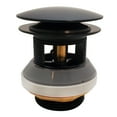 thumbnail image 3 of Westbrass Coarse Thread Tip-Toe Bathtub Drain use for Integrated Overflow, Antique Bronze, 3 of 7