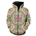 thumbnail image 1 of Sudadera con capucha y cremallera para hombre, estilo nacional retro, unisex, genial para adolescentes, con estampado 3D, divertida, de primavera, estilo hip hop., 1 of 6