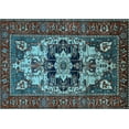 thumbnail image 1 of Ahgly Company Indoor Rectangle Oriental Light Blue Industrial Area Rugs, 5' x 8', 1 of 4