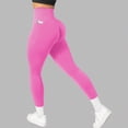 thumbnail image 2 of UngA 3D Metabolic Booster Leggings for Cellulite & Body Sculpting High Waist Tummy Control, Seamless Push Up Design with Compression Workout Womens Legging Hot Pink,L, 2 of 5