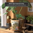 thumbnail image 3 of Mainstay 7.5" x 5.5" x 10" Round Copper Metal Plant Planter, 3 of 7