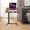 Walnut Color+ Black, variant on ToppiJoy C Shaped Adjustable Overbed Side Laptop Table with Wheels, Rolling 180° Top Flip Laptop Stand Table for Sofa and Bed, Home Office Use (Walnut Color+ Black)