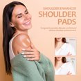 thumbnail image 2 of 4 Pairs Silicone Shoulder Pads Invisible Shoulder Pads Reusable Shoulder Enhancer, 2 of 8