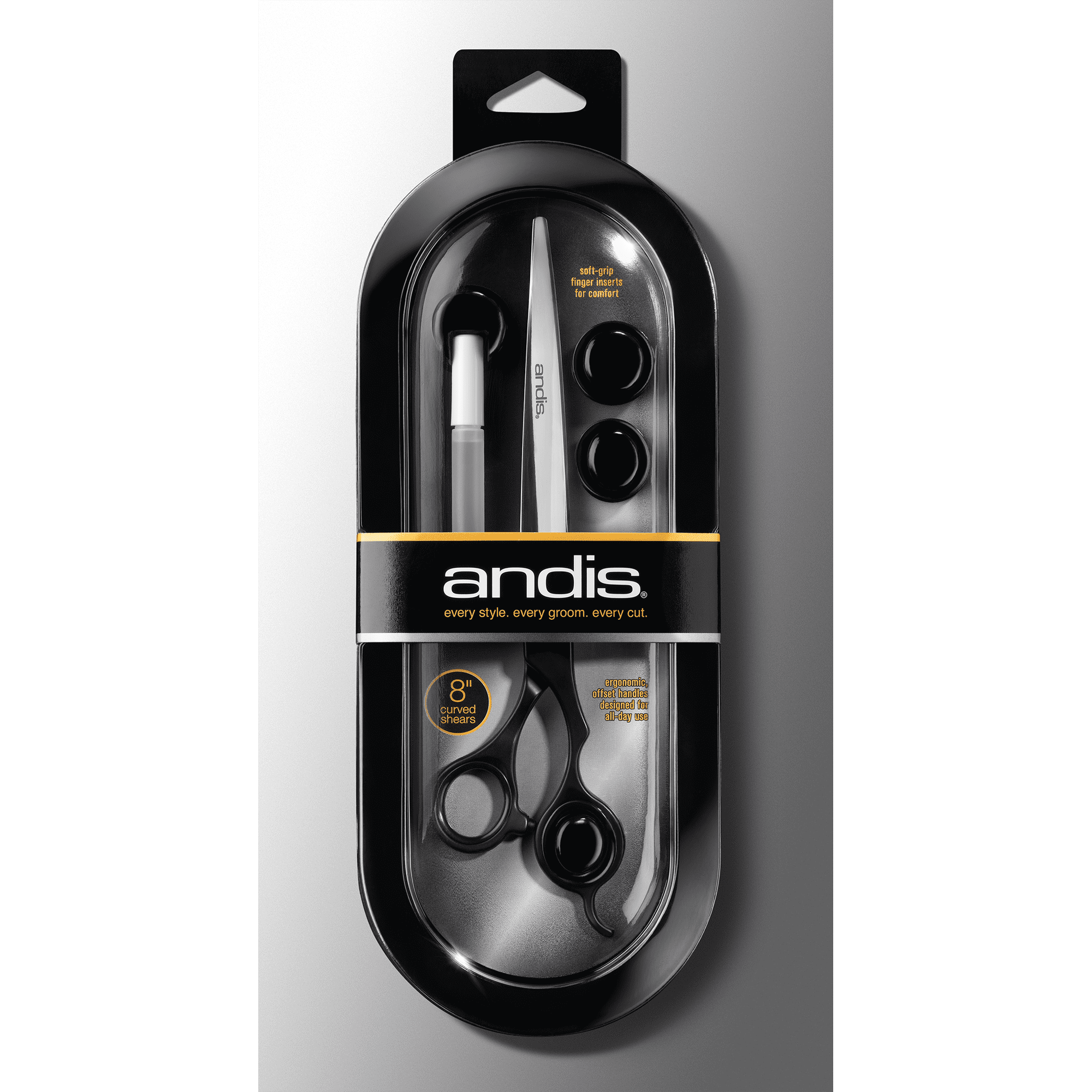 Andis Professional Pet Grooming Premium Right Handed Curved Shears 8 Inches