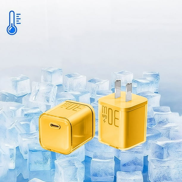 Cargador tipo C Carga rápida Cargador USB C Bloque PD30W Cargador súper rápido para teléfono Enchufe de carga