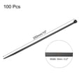 thumbnail image 2 of Uxcell 100PCS Bridas de Cable de 10 Pulgadas, Bridas de Nylon Autocierre con 50 lbs de Resistencia a la Tracción para Interior y Exterior, Negro, 2 of 6
