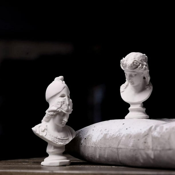 10pcs Resin Plaster Home Decor Statues Mini Sketches Art