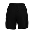 thumbnail image 5 of Hurxie Hiking Shorts for Women High Waisted Pull On Cargo Casual Golf Water Resistant 7 Inch Inseam Mid Thigh Shorts Black,2XL, 5 of 5
