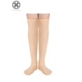 thumbnail image 6 of Luxtrada 2 Pairs Women Thigh High Socks Winter Thick Fleece Lined Over the Knee High Boot Stockings Nylon Winter Warm Sock (Black+Apricot), 6 of 8