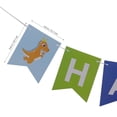 thumbnail image 5 of LABSERRON Dinosaur Happy Birthday Banners Assorted Color Fishtail Paper for Family 11.8x4.7x0.04in 1 Set, 5 of 8
