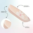 thumbnail image 3 of Salon Perfect Artificial Fake Press On Nails, 168 Pearl, Flower, Short Square, File, Glue, and Prep Pad Included, 30 Nails, 3 of 7