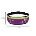 thumbnail image 3 of Vacemry Under $5 Running Waist Pack with Water Bottle, Sports Belt Bag for Men Women, Adjustable Hydration Belt for Hiking, Reflective Fitness Belt for Phone Keys Storage, 3 of 6