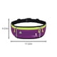 thumbnail image 3 of Cinturón de Correr con Portabotellas, Riñonera Ajustable de Nylon con Bolsillos con Cremallera, Tira Reflectante, Puerto para Auriculares para Correr, Senderismo y Ciclismo, Negro, 3 of 6