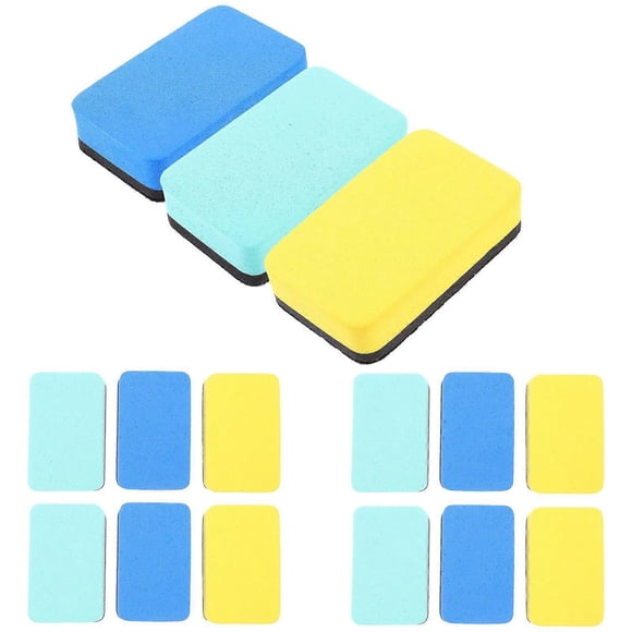 15Pcs Reusable Whiteboard Wipes Whiteboard Cleaning Tools Classroom Whiteboard Erasers