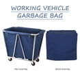 thumbnail image 3 of Soimiss Removable Oxford Cloth Laundry Storage Bag for Rolling Laundry and Garbage Carts in Hotels, 3 of 7