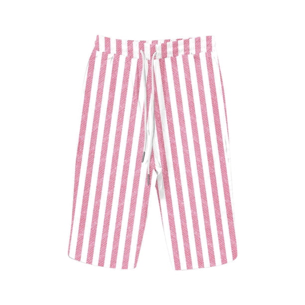 zicth Pink Shorts for Womens Fahion Women's Cotton and Linen