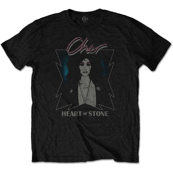 Cher Unisex T-Shirt Heart of Stone (Small)