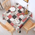 thumbnail image 2 of Pioneer Flower Floral Print Pattern Square Tablecloth, Waterproof Wipeable Spillproof Washable Table Cover for Home Kitchen Party and Daily Decor 60"x60", 2 of 6