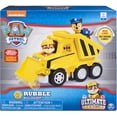 thumbnail image 2 of Paw Patrol Ultimate Rescue, la excavadora de rescate definitiva de Rubble con cuchara móvil y cama de descarga elevadora, para mayores de 3 años, 2 of 3