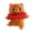 184# Ballet Brown Bear, variant on Ywmsfl Cartoon Wool for Doll Felt Craft Unfinished Poked Set Handcraft Kitting Package Bag Cartoon Wool for Doll Felt Craft Unfinished Poked Set Handcraft Kitting Package Bag for Women