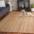 thumbnail image 3 of SAFAVIEH Natural Fiber Aria Solid Area Rug, Natural, 6' x 9', 3 of 9