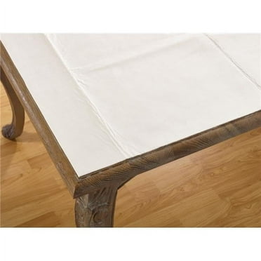 SARO  Cushioned Table Pad  White