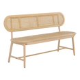 thumbnail image 1 of Brant House 34x63" Moderne Banc de Salon en Bois Rori en Naturel, 1 of 7