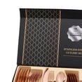 thumbnail image 2 of Flatware Flatware Set Stainless Steel Glossy 24 Pieces Steak Knife Fork Spoon Set for Restaurant, 2 of 5