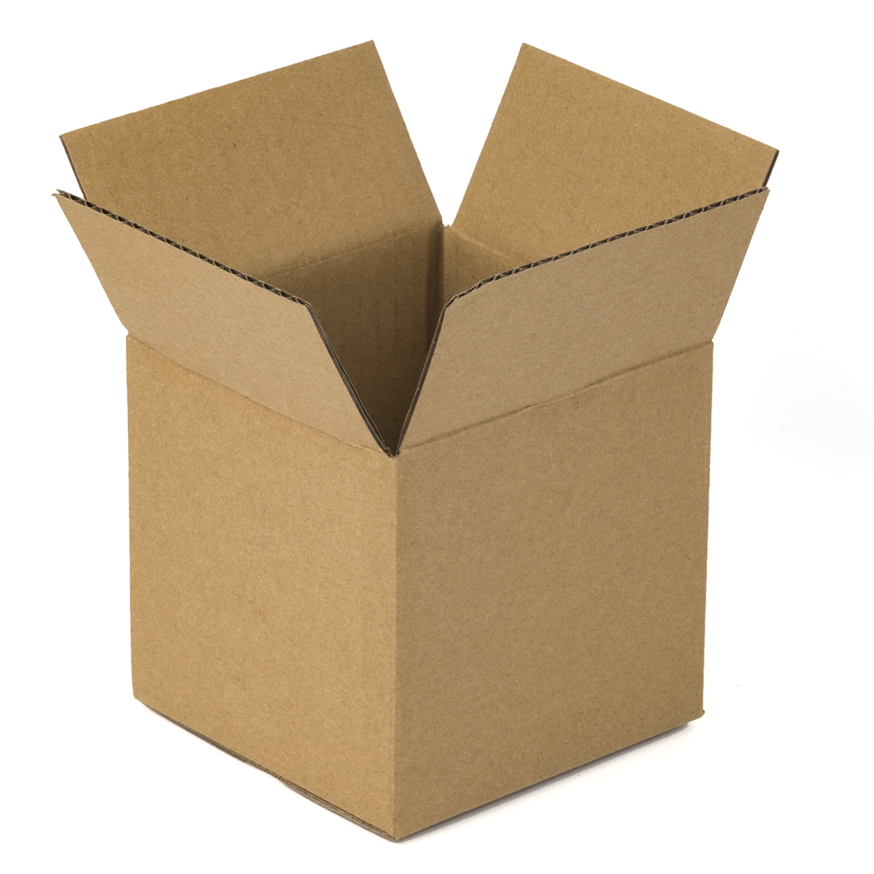 WRAPAHOLIC 4"x4"x4" Gift Box Sturdy Kraft Cardboard Boxes Shipping Boxes for Shipping and