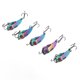 thumbnail image 1 of Señuelos De Pesca, Coloridos Cebos Metálicos De Acero Al Carbono, Accesorio Con 2 Anzuelos Triples Para Pesca En Agua Dulce, Agua Salada, Ríos, Lagos Y Mar, 1 of 7