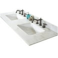 thumbnail image 5 of Infurniture WK8860-G-AP TOP 60 in. Rustic Solid Fir Double Sink Iron Frame Vanity in Grey with Arctic Pearl Quartz Top, 5 of 5