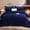Navy Blue, variant on Aisbo Sherpa Winter Comforter, Reversible Flannel Blanket, 3D Jacquard Design, Warm & Cozy, Queen Size
