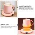 thumbnail image 3 of 1pc Mug Warmer Mat USB Charging Coffee Mug Warmer Heat Preservation Cup Coaster, 3 of 9