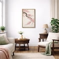 thumbnail image 3 of Framed Canvas Print Japanese Cherry Blossom Branch Wall Art Elegant Sakura Botanical Decorative for Living Room Bedroom - 24"x36" NATURAL, 3 of 8