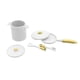 thumbnail image 1 of Utensilios de cocina para 1:12 Yotijar Olla de sopa en miniatura Juguete de cocina Blanco, 1 of 8