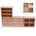 thumbnail image 1 of 1/12 Maison de Poupée Meuble de Salon Miniature avec 4 Sections, 1 of 6