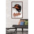 thumbnail image 2 of MLB Baltimore Orioles - Drip Helmet 22 Wall Poster, 22.375" x 34" Framed, 2 of 5