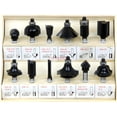 thumbnail image 1 of 12Pcs Router Bit Set Shank Tungsten Carbide Rotary Tool Wood Case Box, 1 of 4