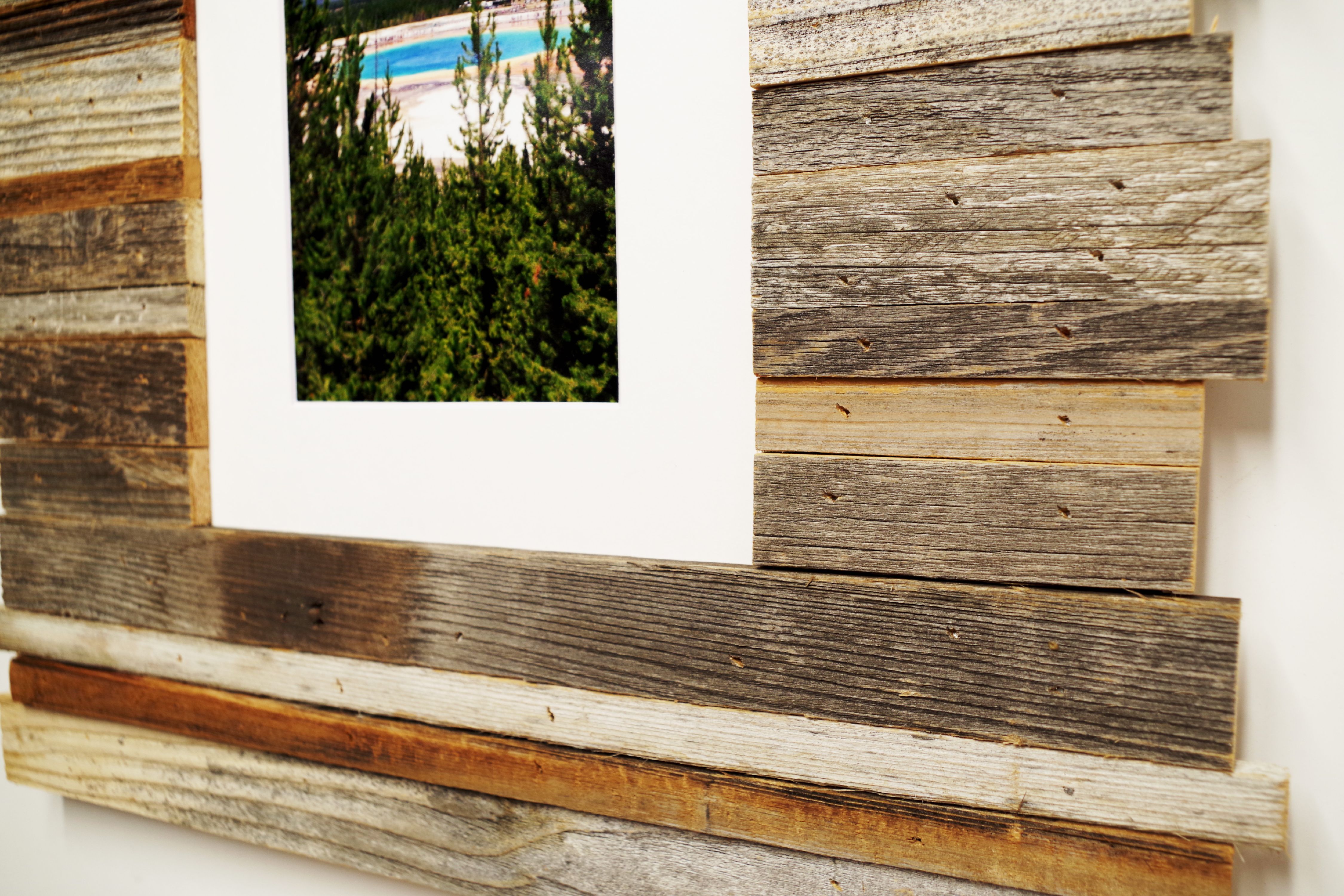 AllBarnWood 11x17 "Shanty" Reclaimed Wood Barnwood Picture