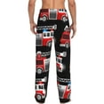 thumbnail image 3 of Uemuo Fire and Rescue Truck Pattern Men's Wide Leg Palazzo Lounge Pants with Pockets Light Weight Loose Comfy Casual Pajama Pants-X-Large, 3 of 9
