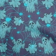 thumbnail image 1 of oneOone Silk Tabby Purple Fabric Halloween Quilting Supplies Print Sewing Fabric By The Yard 42 Inch Wide, 1 of 4