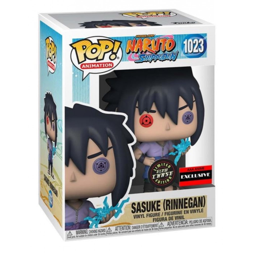 Funko POP AAA Anime Naruto Sasuke Rinnegan Pop! Glow Chase Vinyl Figure #1023 - Walmart.com