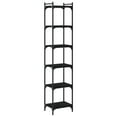 thumbnail image 6 of vidaXL Bookcase Storage Bookshelf Display Book Cabinet Black Engineered Wood, 6 of 192