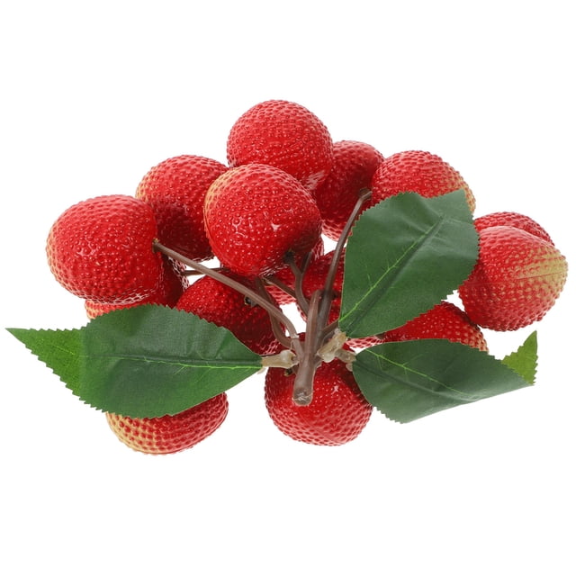 unbranded Decorativa Artificial Roja Con Apariencia Natural Para Ambiente Y Cocina