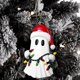thumbnail image 5 of Adorno de Árbol de Navidad, Sombrero Rojo, Fantasma, Amuleto, Estatua de Fantasma Pequeña, Juguete Coleccionable, Decoración del Hogar, Centro de Mesa Navideño, 5 of 5