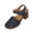 Navy, variant on Women Closed Toe Slingback Sandals Floral Cutout Shoes Comfortable For Work Office Party Daily Casual Activities